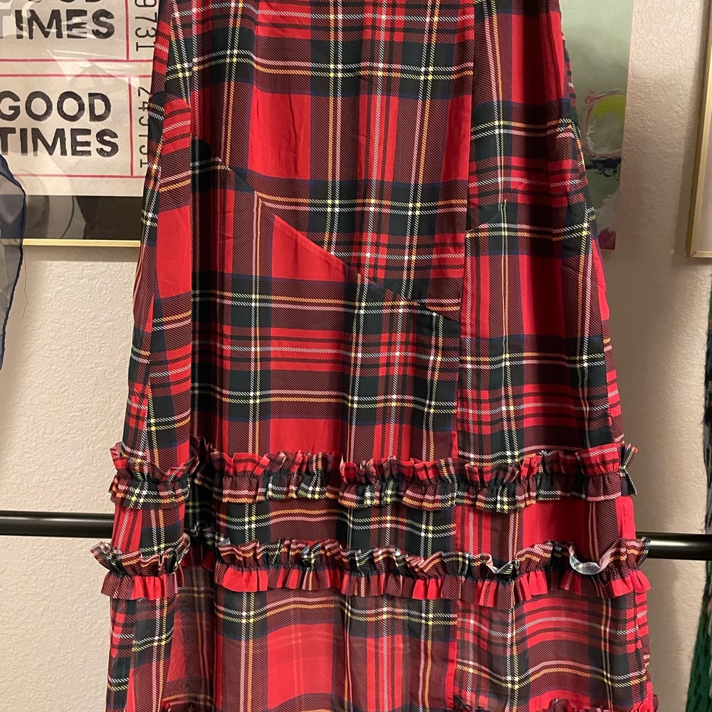 NEVER WORN!! Plaid Midi Skirt